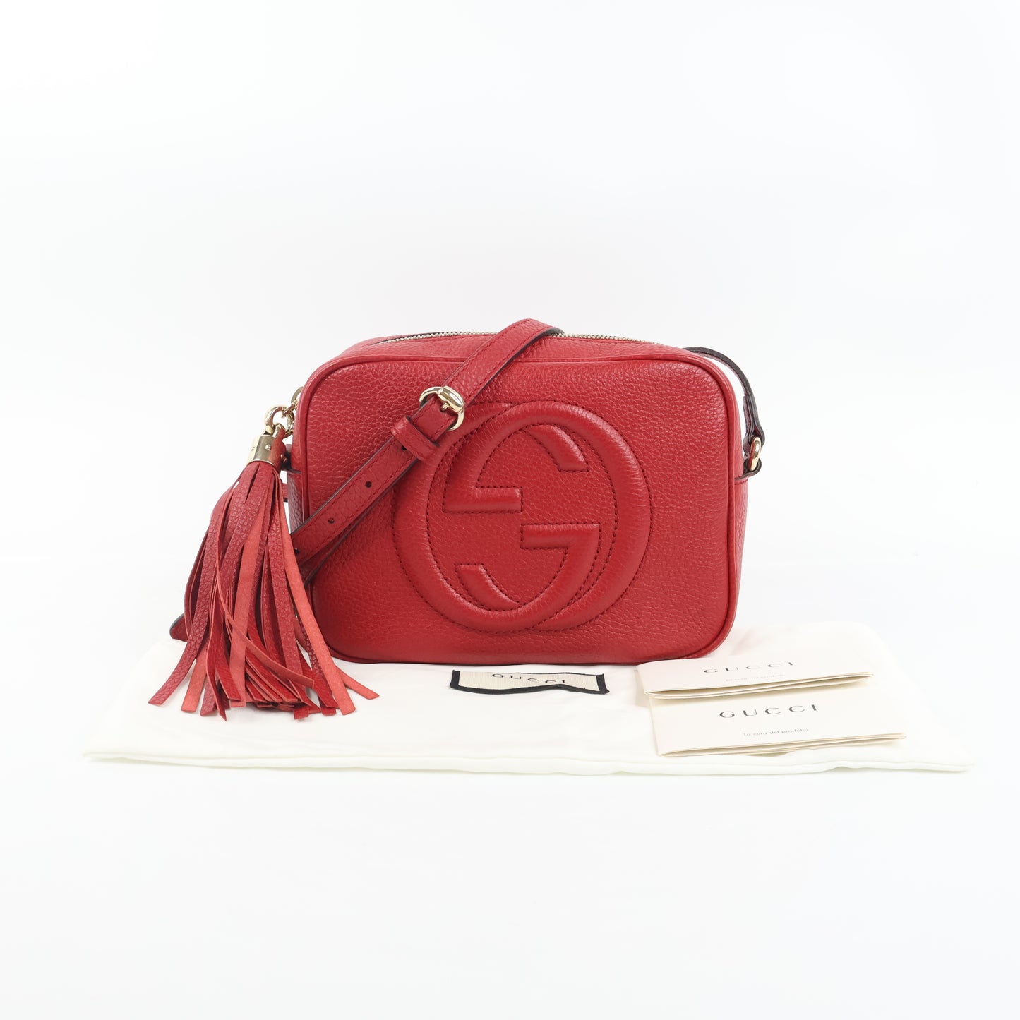 Gucci Soho Camera Bag Red