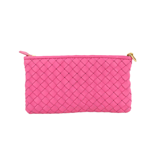 Bottega Veneta Pochette Nappa Pink Crossbody Bag