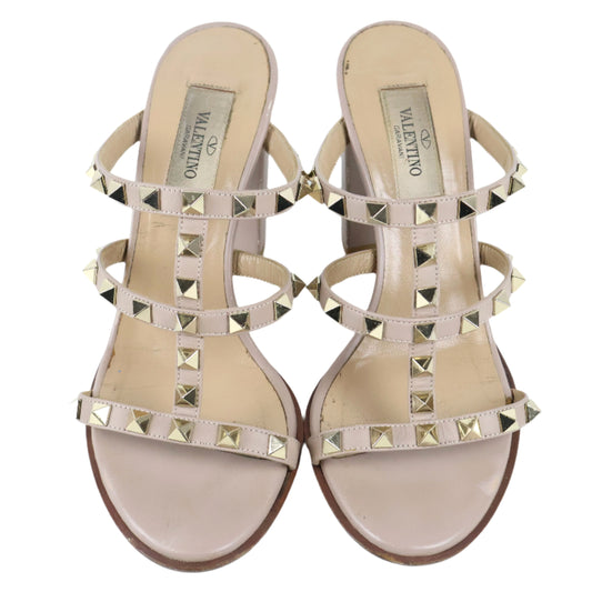 Valentino Heels Nude Rockstud 36.5