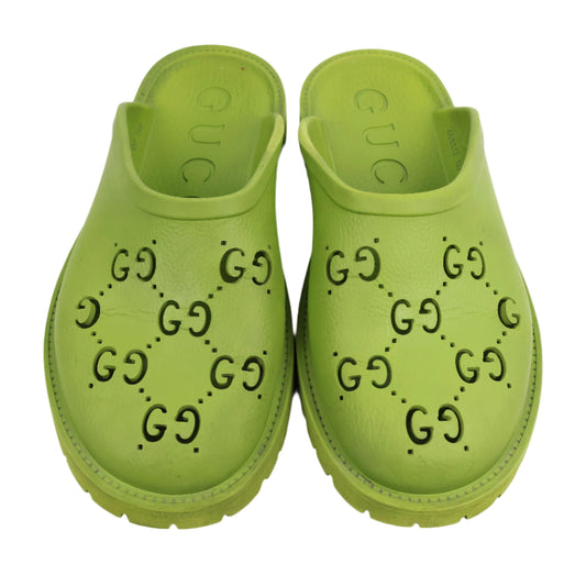 Gucci Sandals Rubber Green
