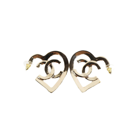 Chanel Earrings CC in Heart
