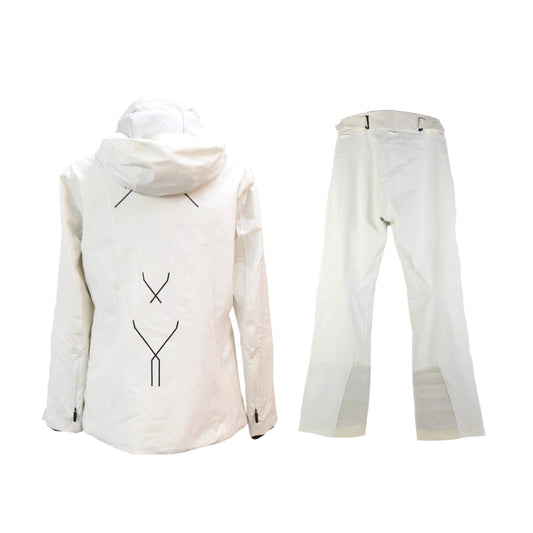Kjus Jacket Hoodie & Pants Ski White Set