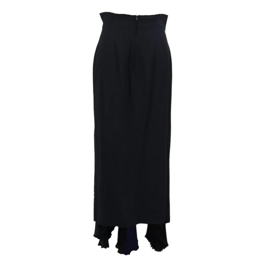 Christian Dior Skirt Pleats Black