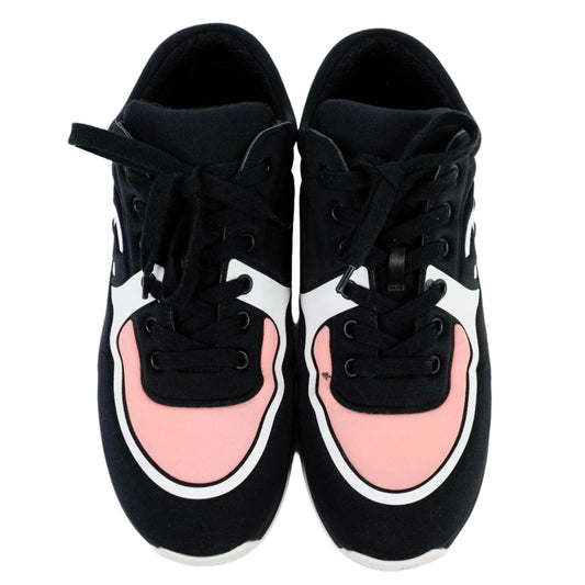 Chanel Sneakers Tri-Color Neoprene CC Low Top 39