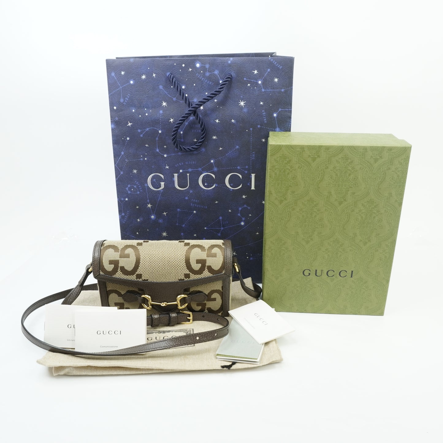 Gucci Horsebit 1955 Mini Jumbo GG