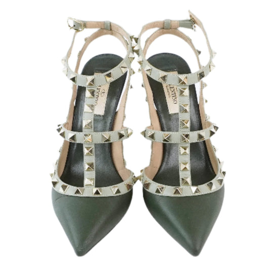 Valentino Pumps Rockstud Green 37