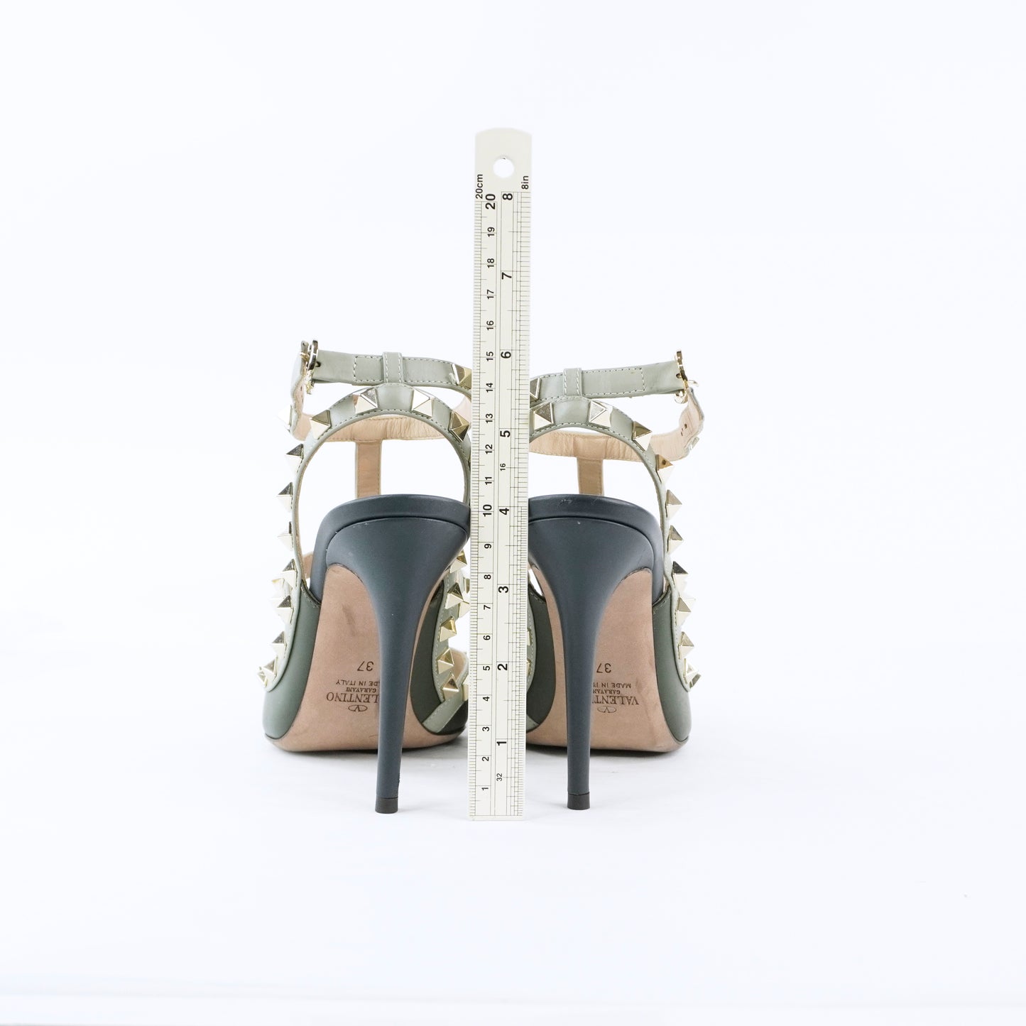 Valentino Pumps Rockstud Green 37
