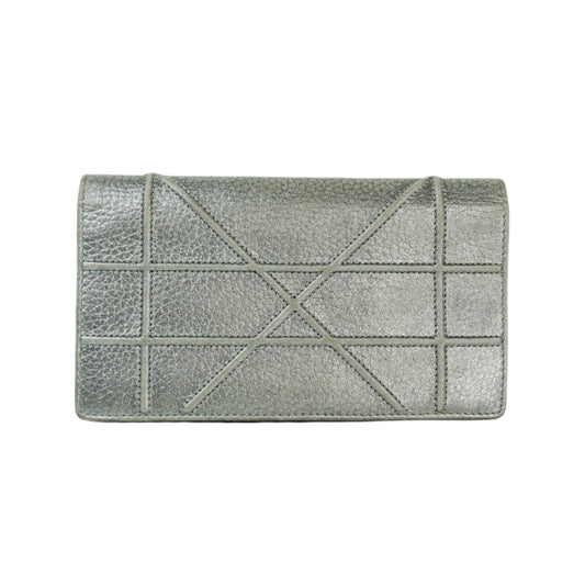 Christian Dior Long Wallet Grey