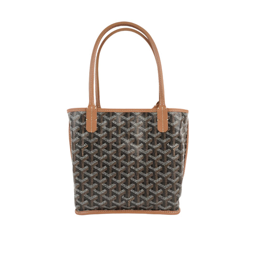 Goyard Anjou Mini Black Tan