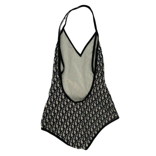 Christian Dior One Piece Swimsuit Oblique Black