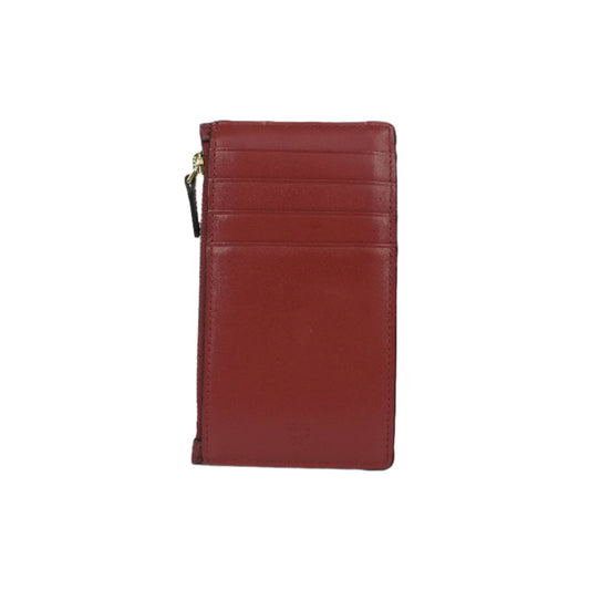 MCM Card Holder Wallet Red