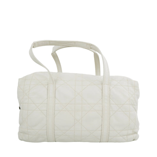 Christian Dior Handbag Cannage White