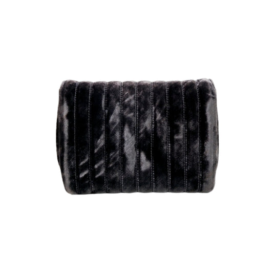 Jimmy Choo Clutch With Strap Velvet Python Black