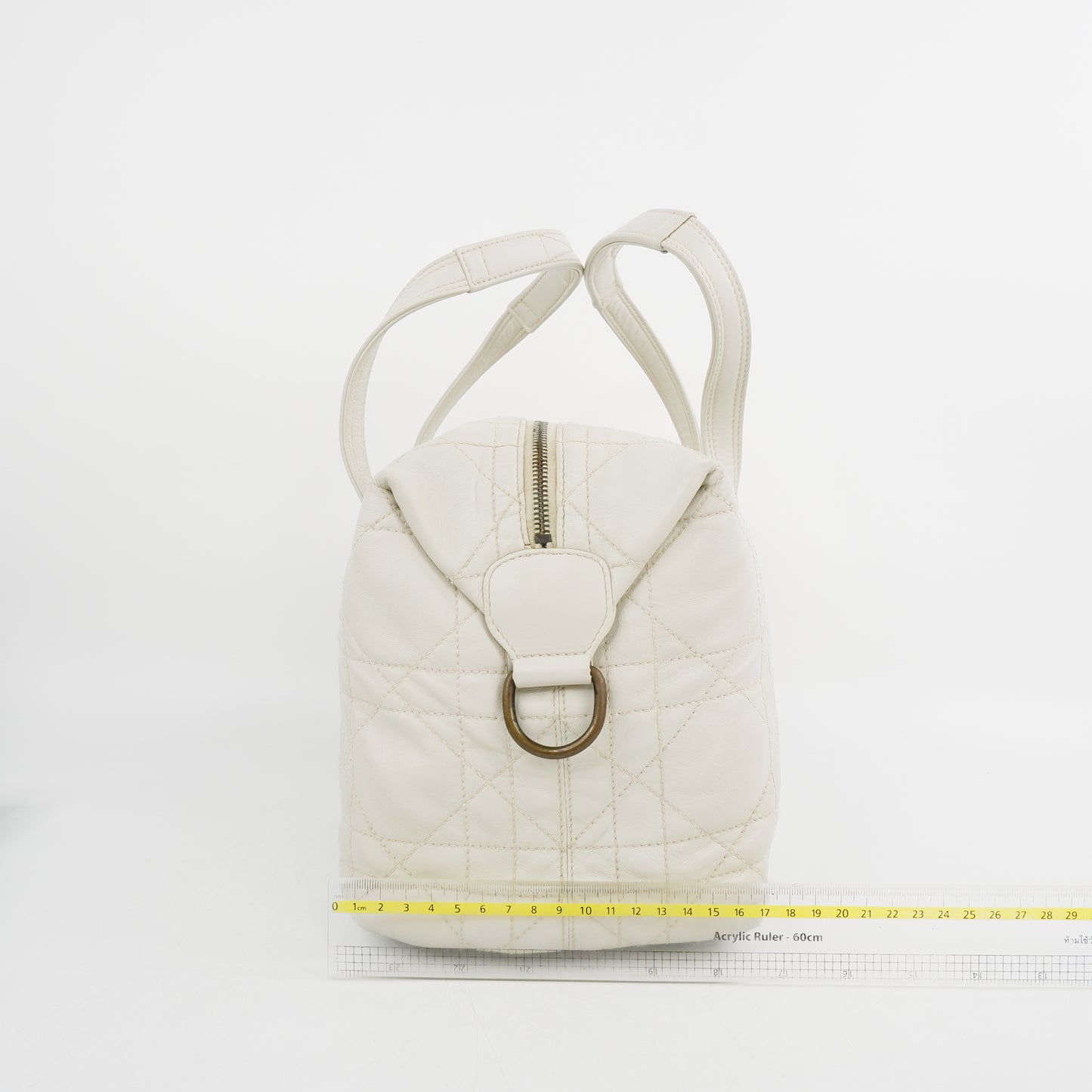 Christian Dior Handbag Cannage White