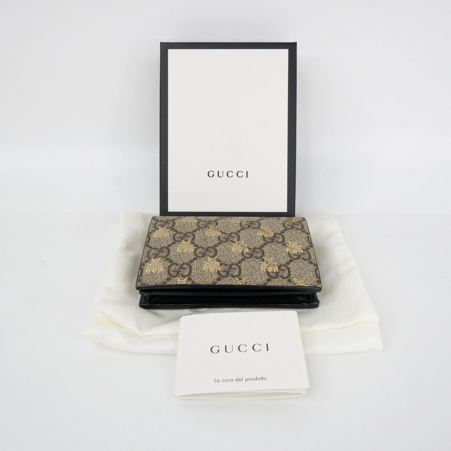 Gucci Short Wallet Supreme Bee