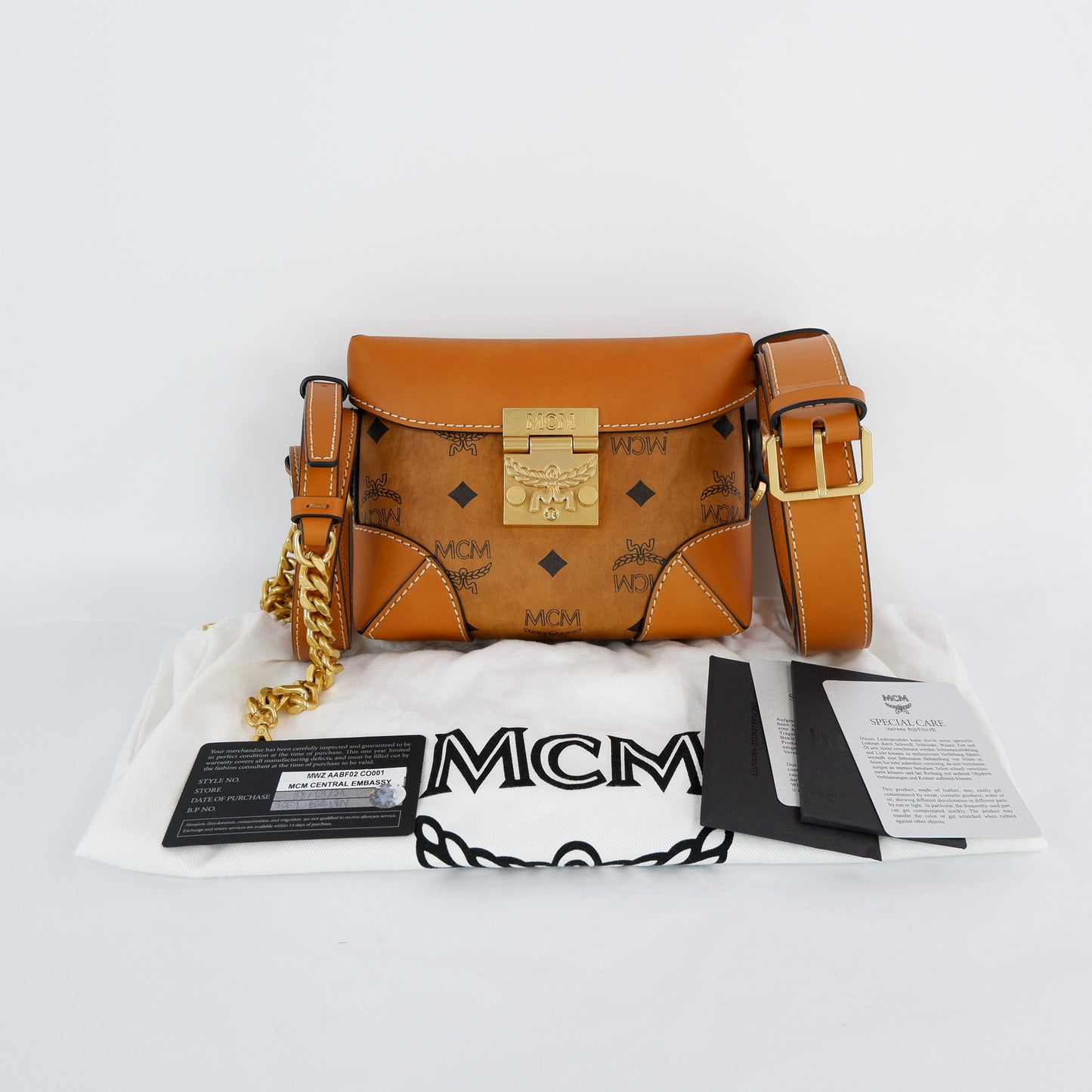 MCM Berlin Belt Bag Brown