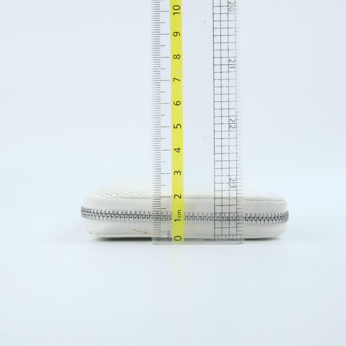 Celine Zippy Wallet White