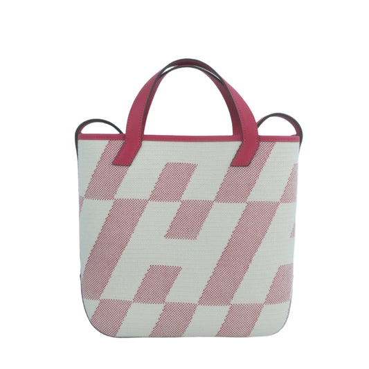 Hermes Cabas H En Biais 27 Framboise Pink