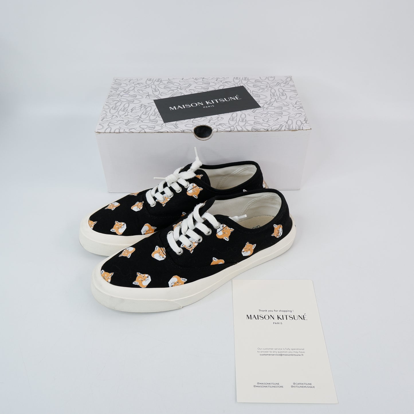 Maison Kitsune Sneakers Black 40