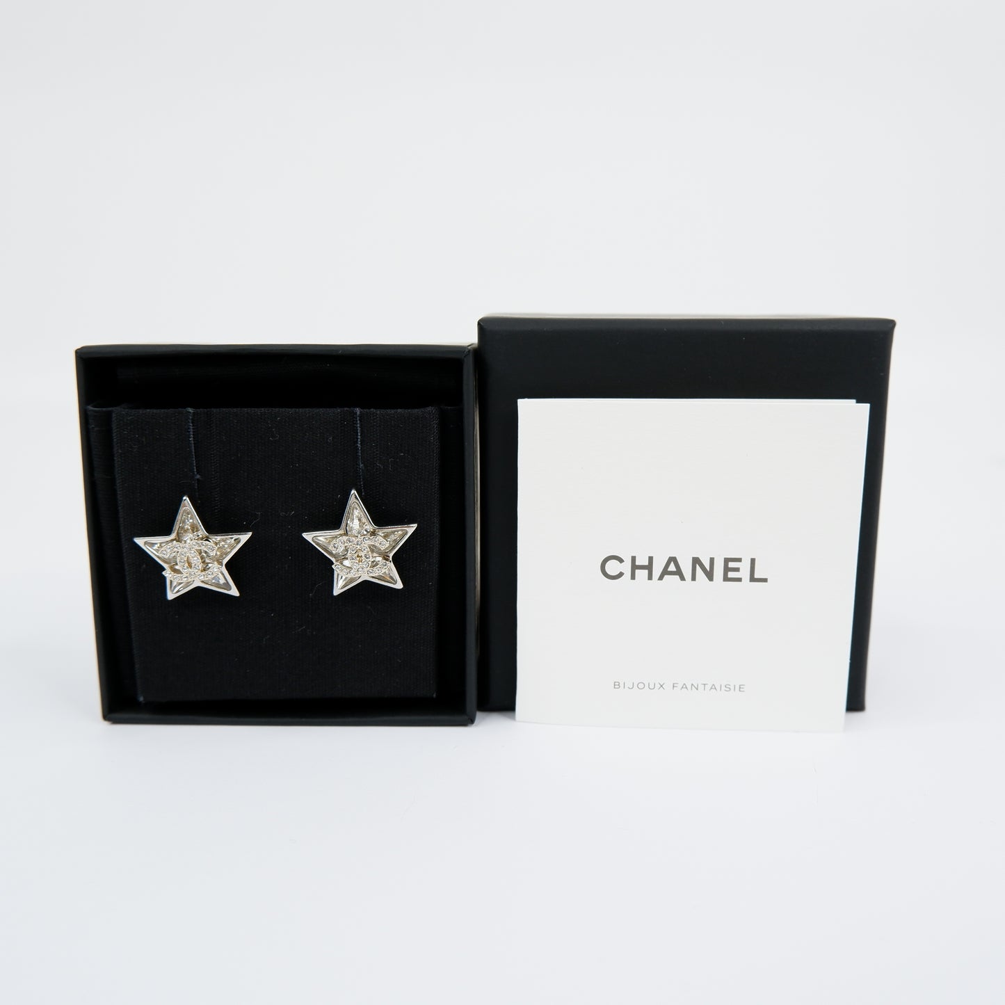 Chanel Earrings Star Crystal