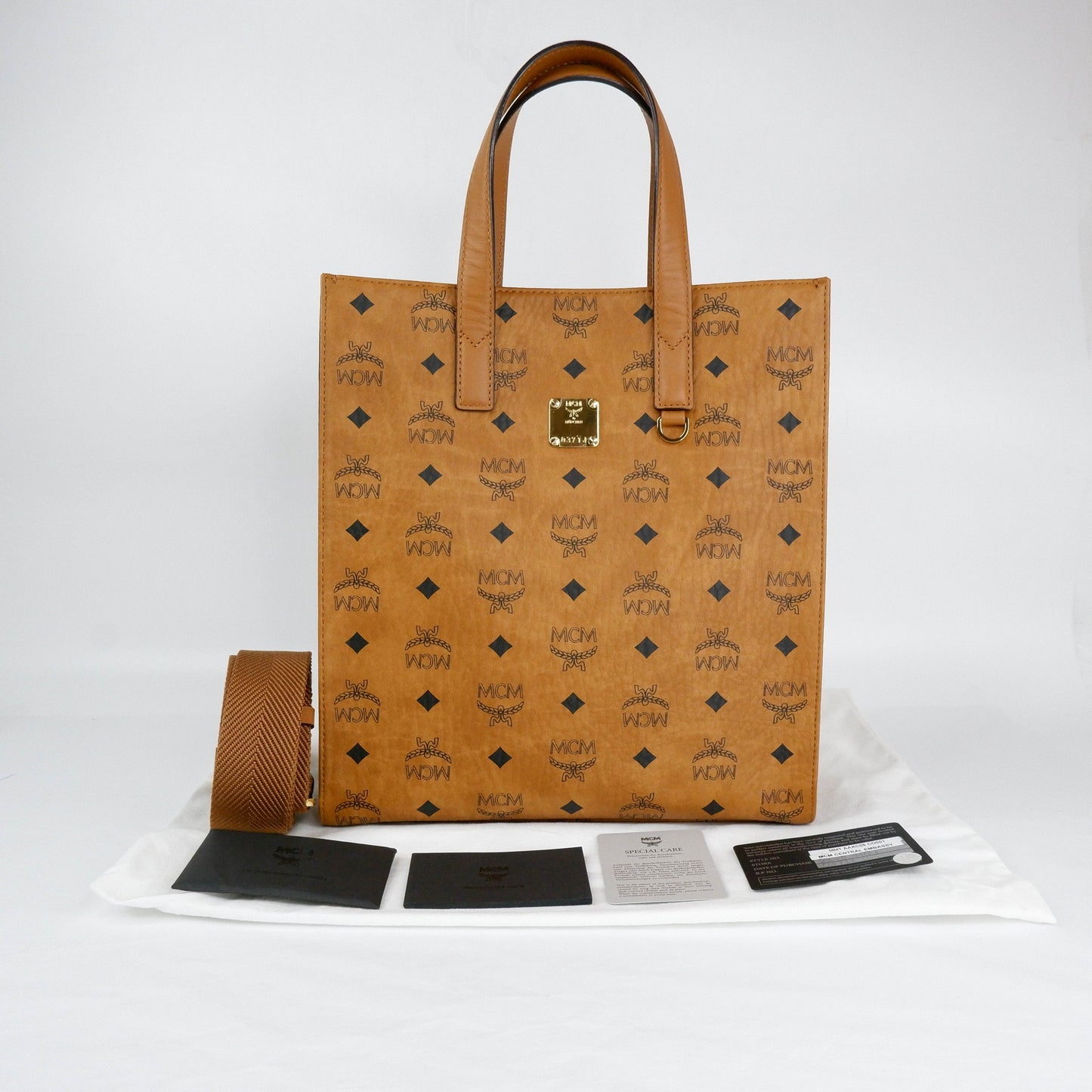 MCM Vertical Tote Bag