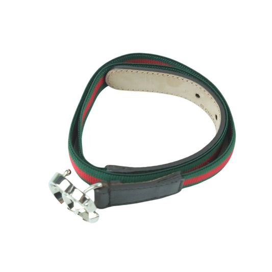 Gucci Kid Belt Green Red
