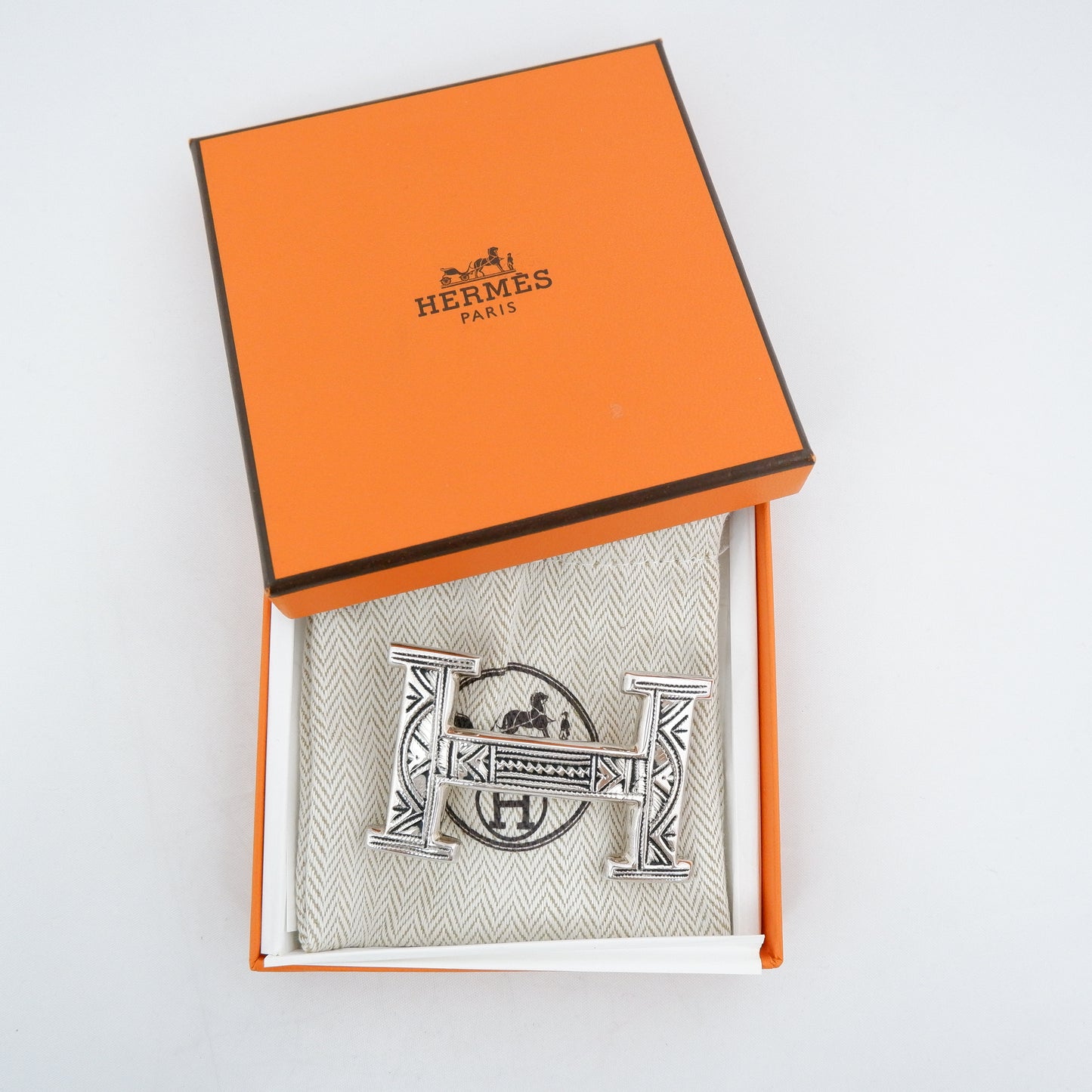 Hermes Buckle Silver