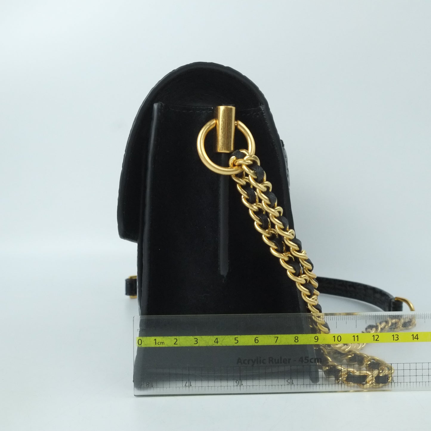 Tory Burch Flap Bag Black Croc