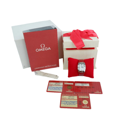 Omega Constellation Quadrella Watch Red