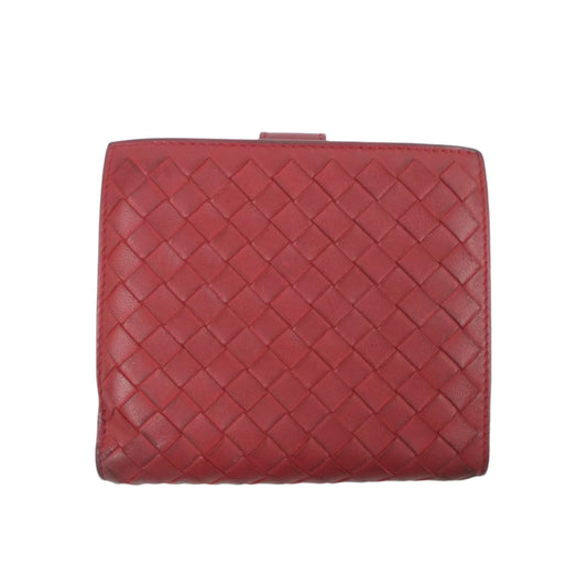 Bottega Veneta Short Wallet Red
