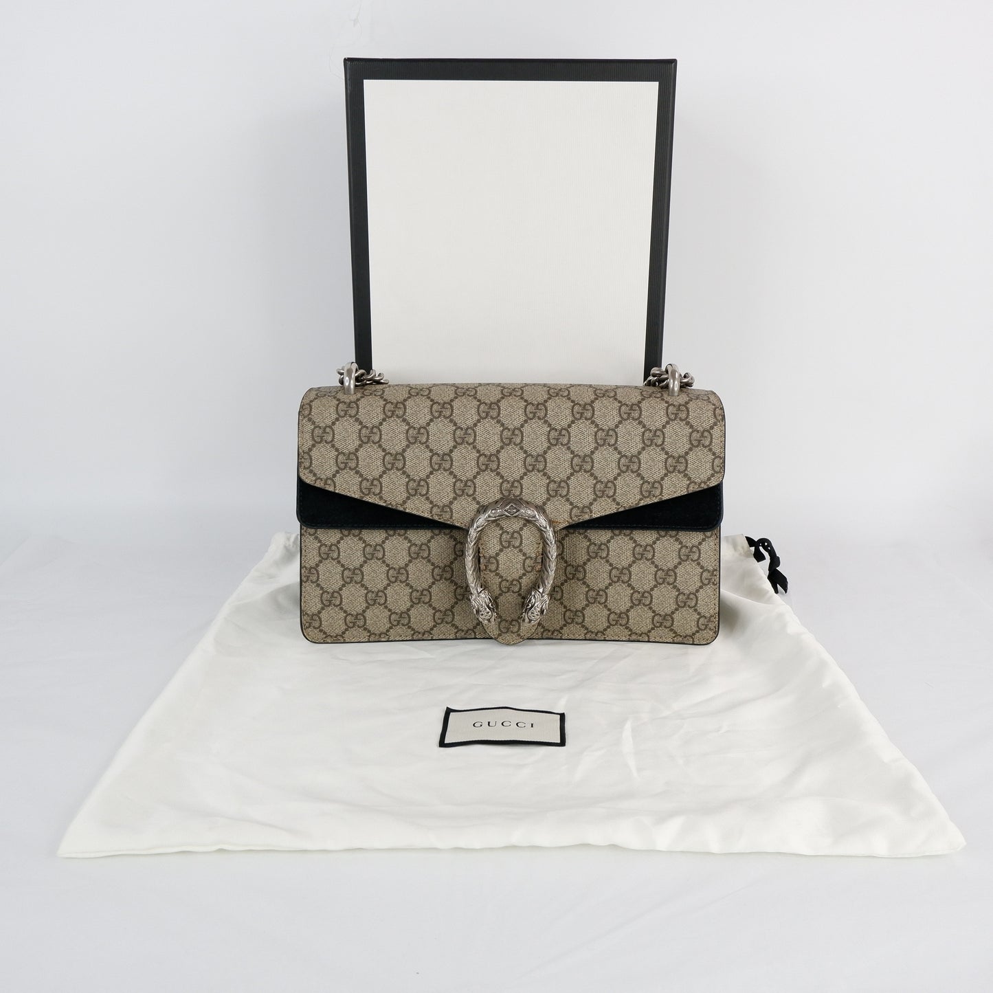 Gucci Dionysus GG Supreme Suede Black