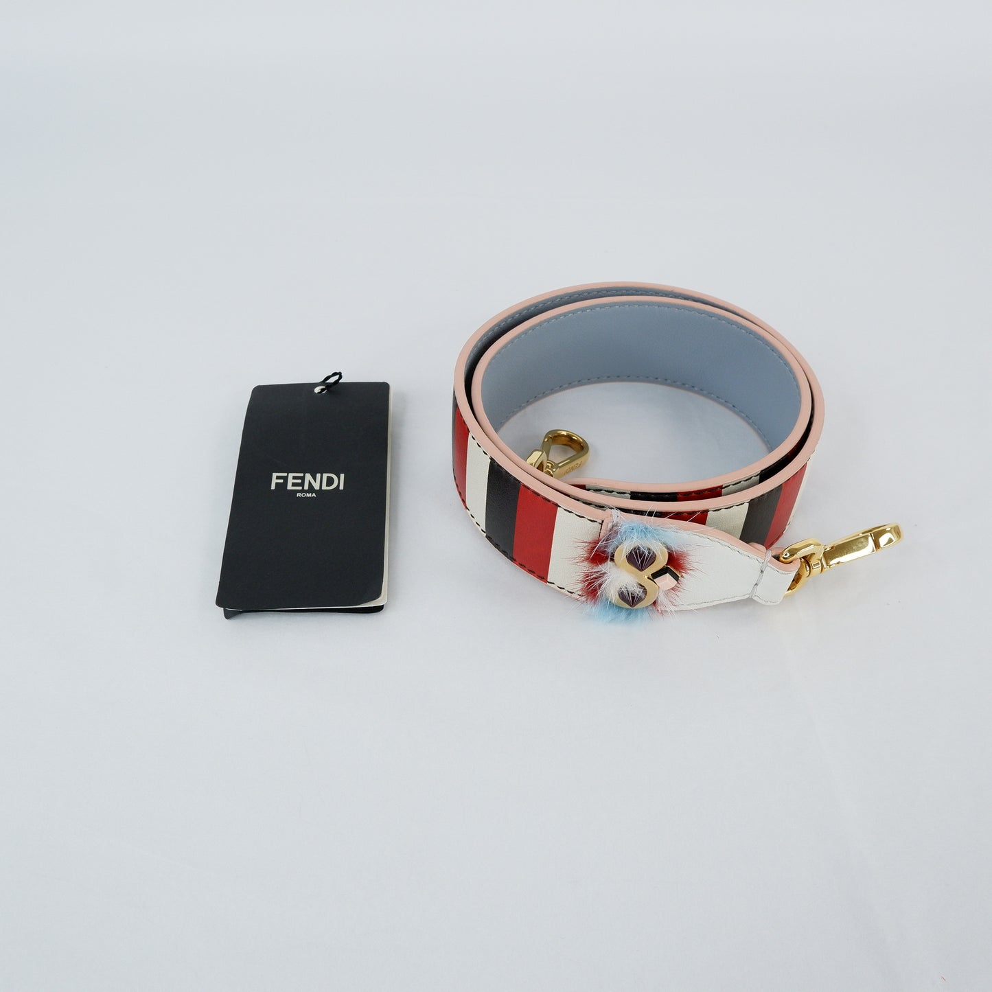 Fendi Strap Monster White Red Black