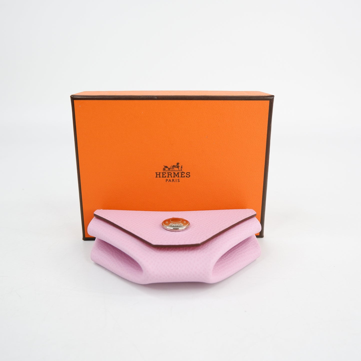 Hermes 24 Change Coin Purse Mauve Sylvestre
