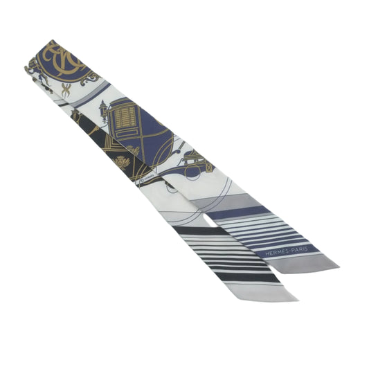 Hermes Twilly White Blue