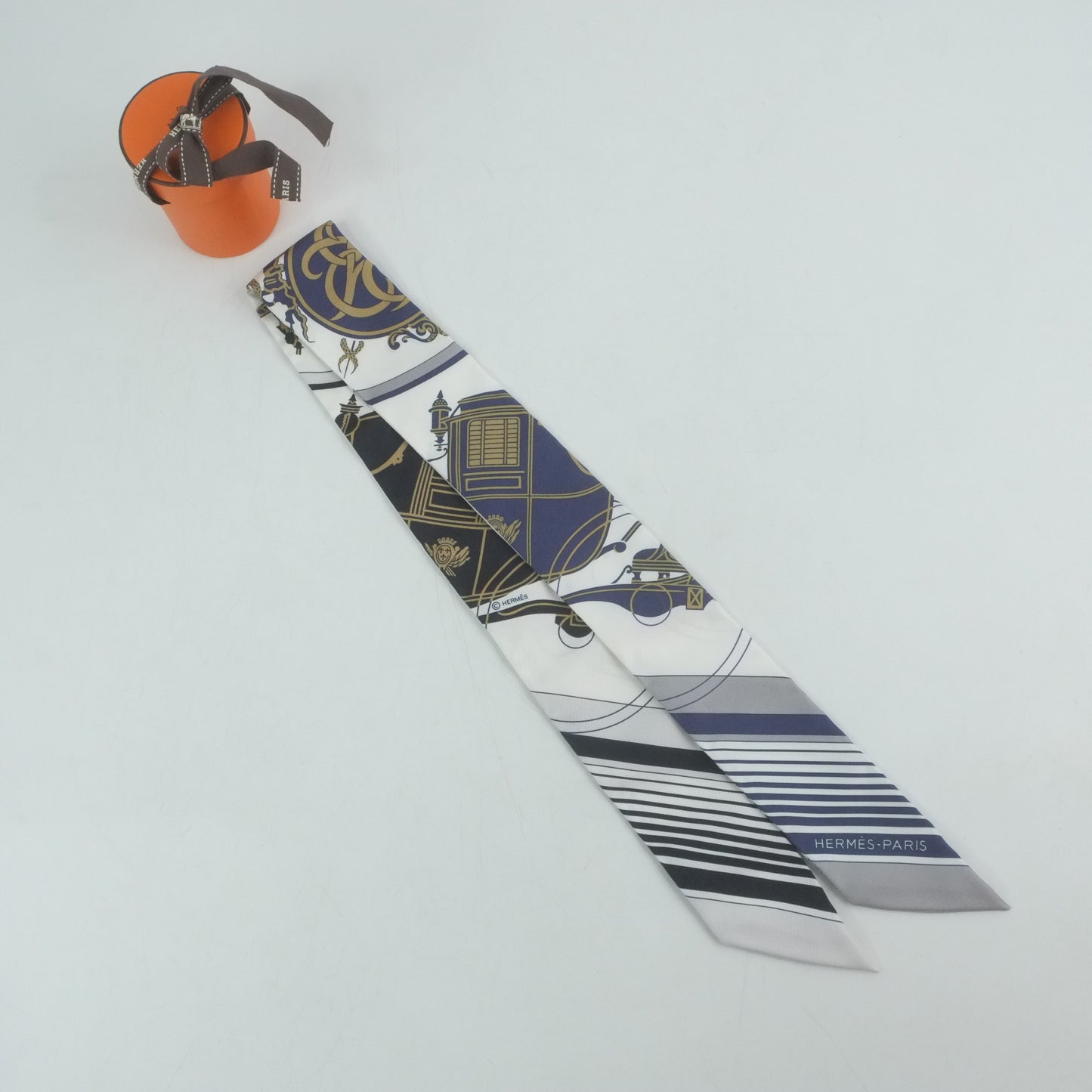 Hermes Twilly White Blue