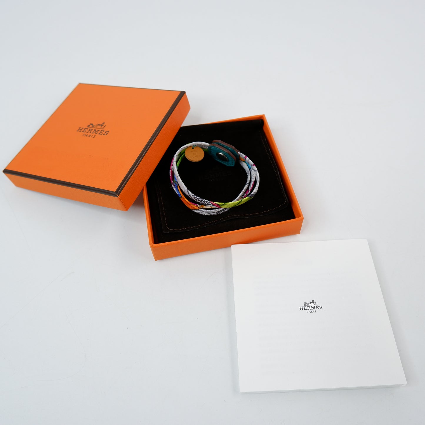 Hermes Silk Petit H Bracelet