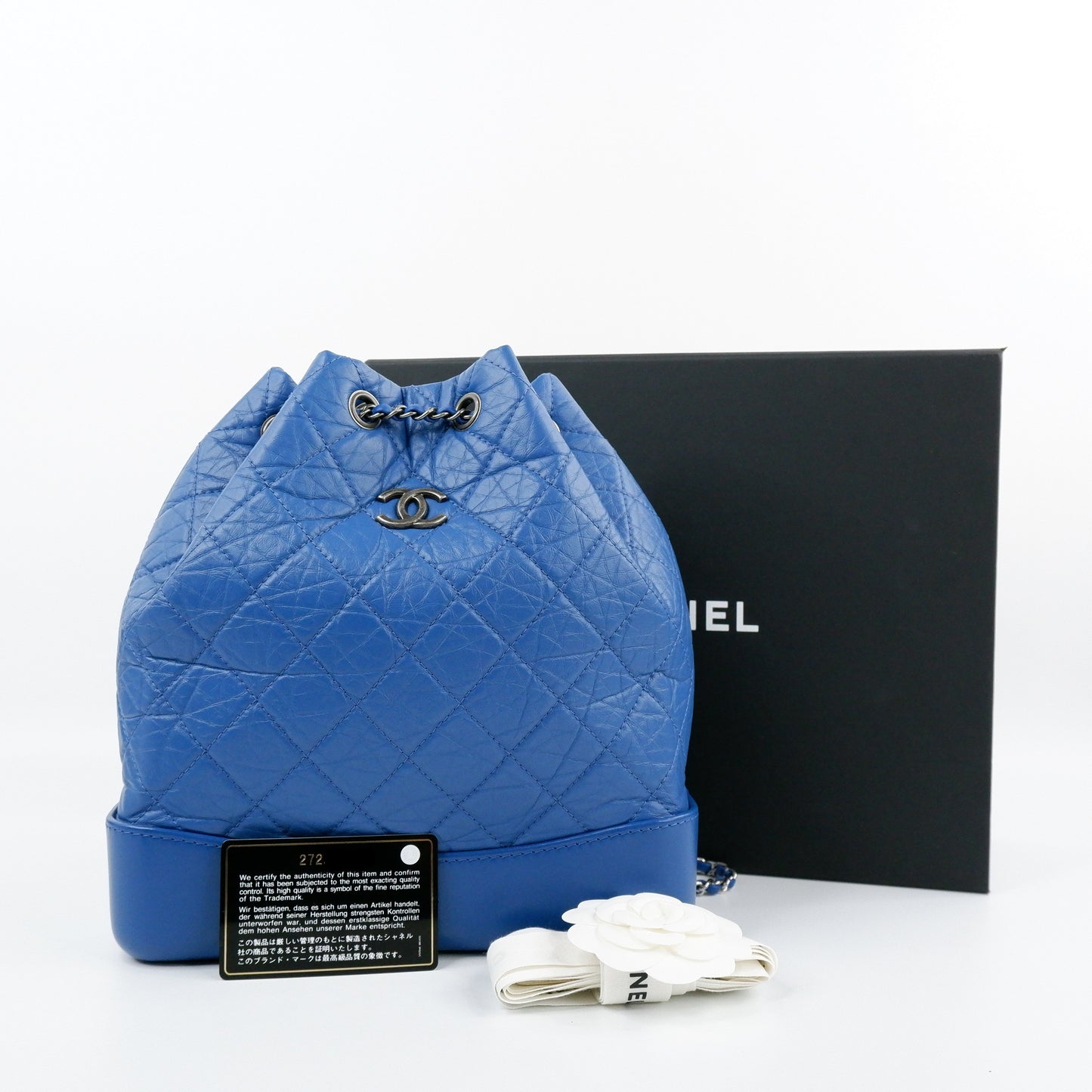 Chanel Gabrielle Backpack Blue