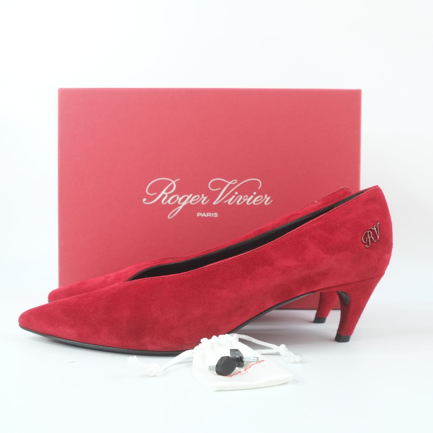 Roger Vivier Pumps Red Suede 40