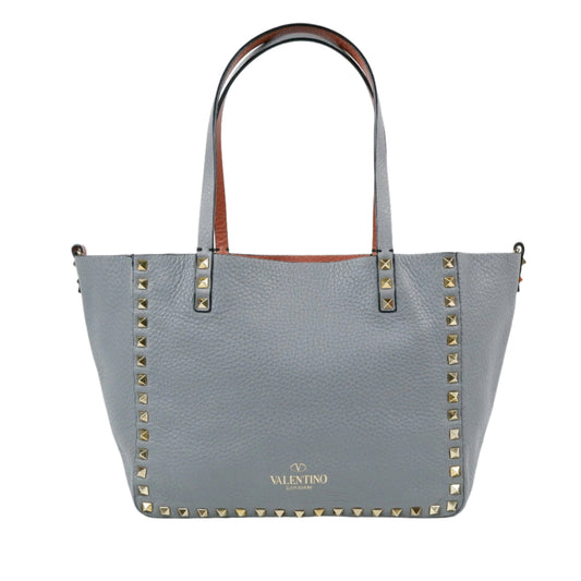 Valentino Rockstud Reversible Tote Grey