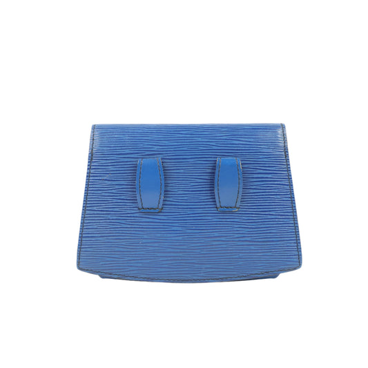 Louis Vuitton Epi Pochette Tilsit Waist Bag Blue