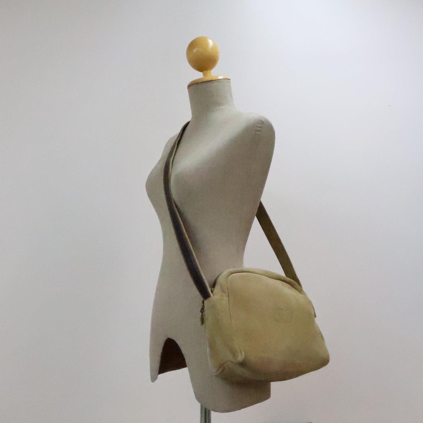 Loewe Vintage Suede Satchi Brown