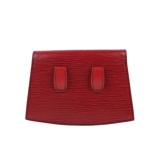 Louis Vuitton Epi Pochette Tilsit Waist Bag Red