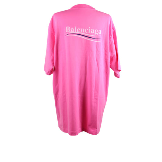 Balenciaga T Shirt Neon Pink