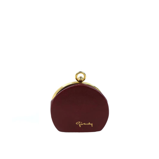 Givenchy Vintage Coin Purse Burgundy