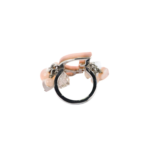 Christian Dior Ring Vintage Pink