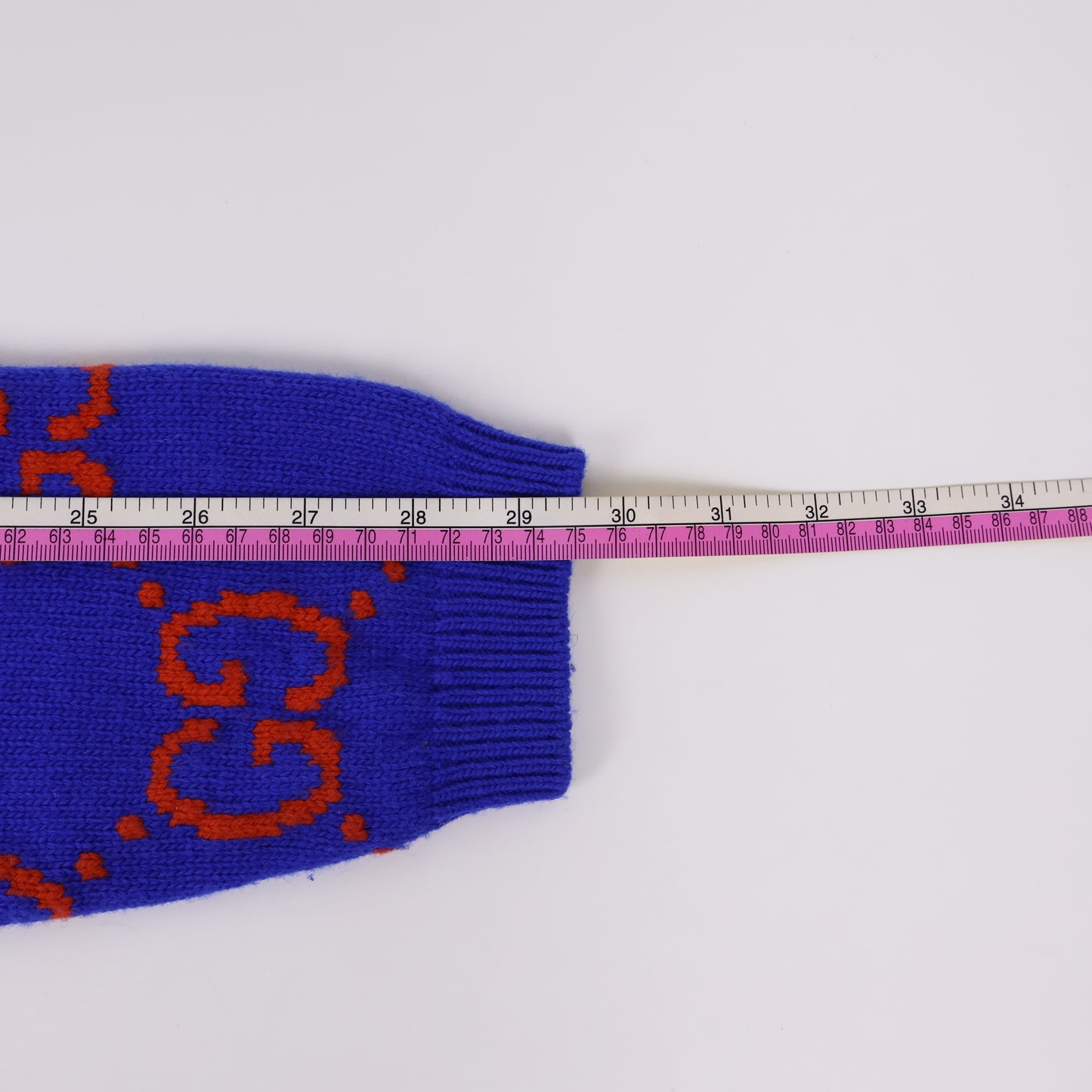 Gucci Sweater Blue GG Orange