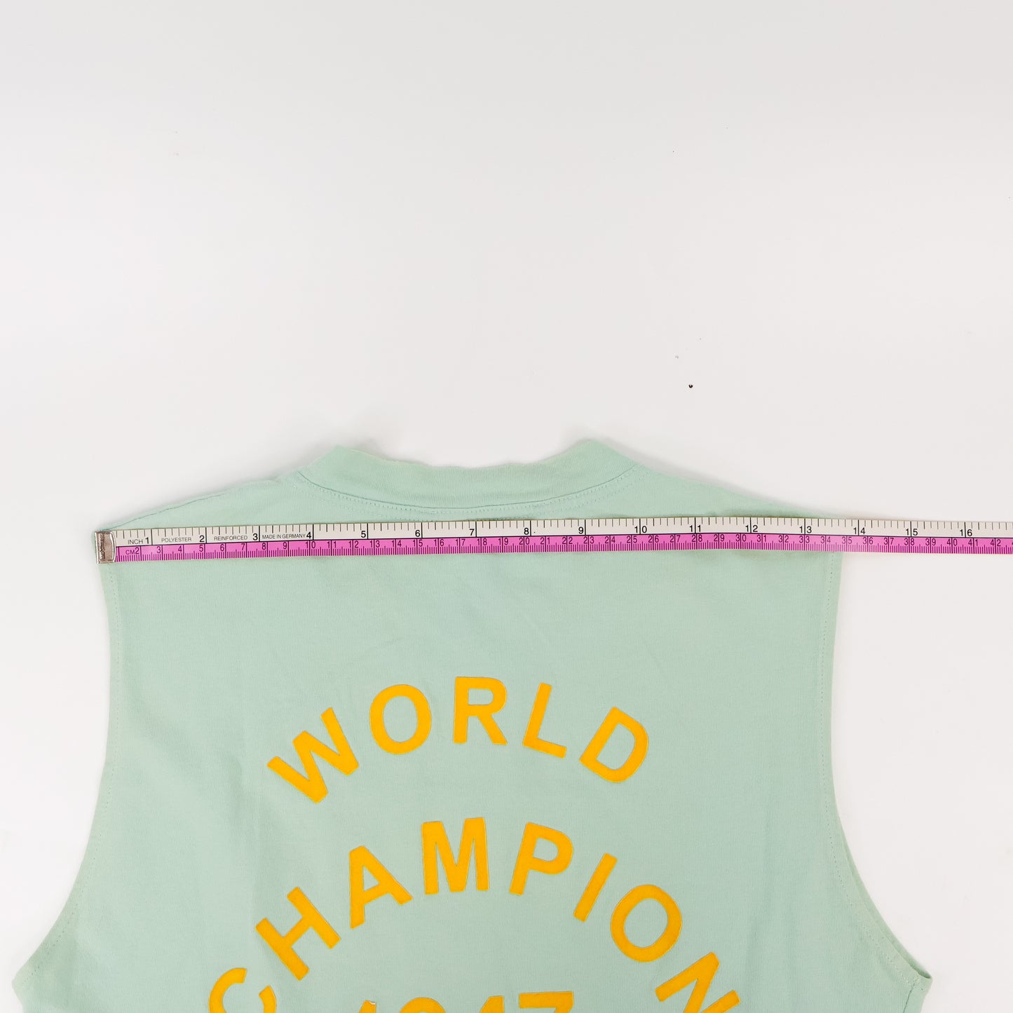 Christian Dior Top Green "J'ADORE DIOR" Yellow