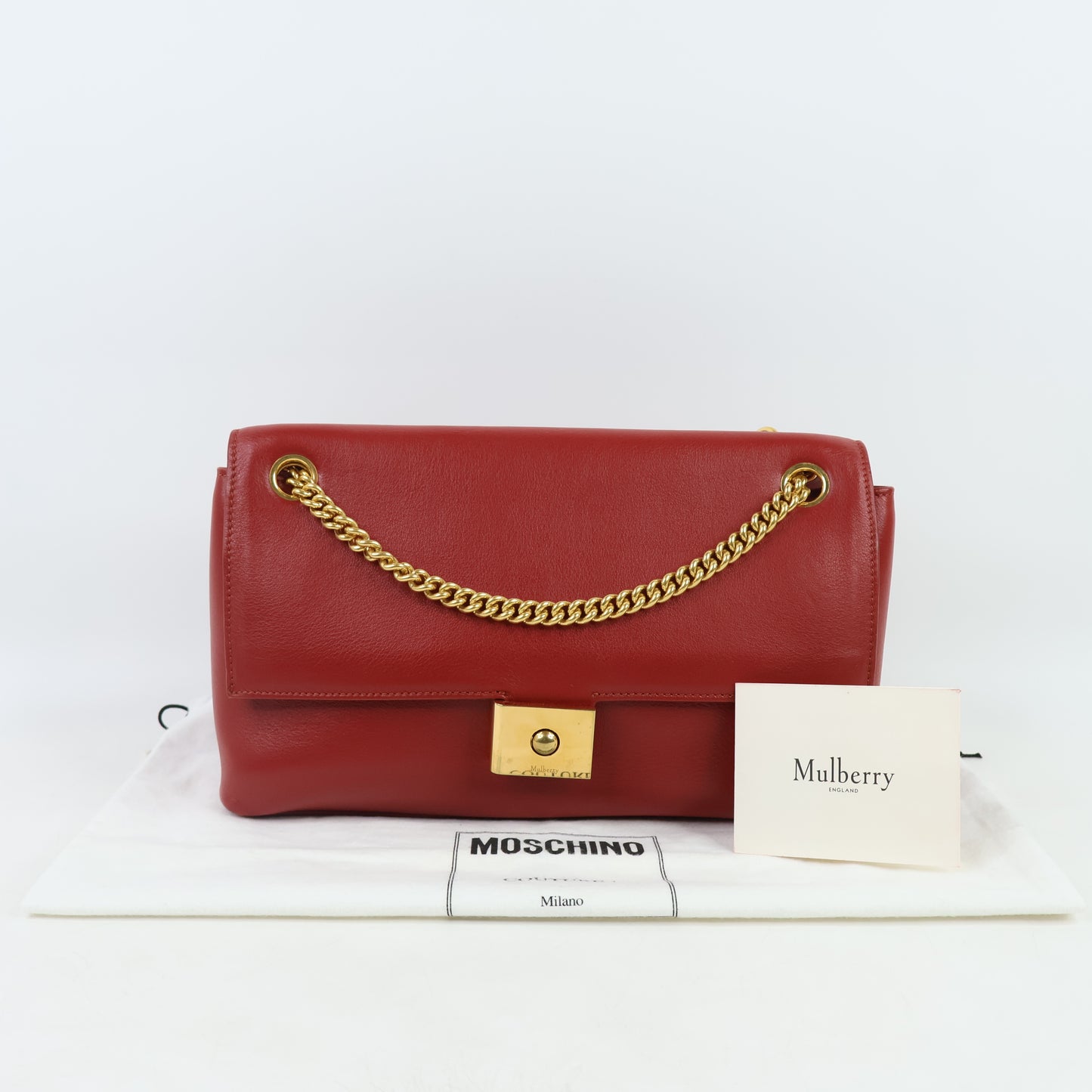 Mulberry Flap Bag Red