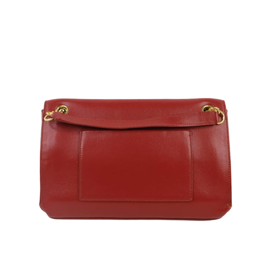 Mulberry Flap Bag Red
