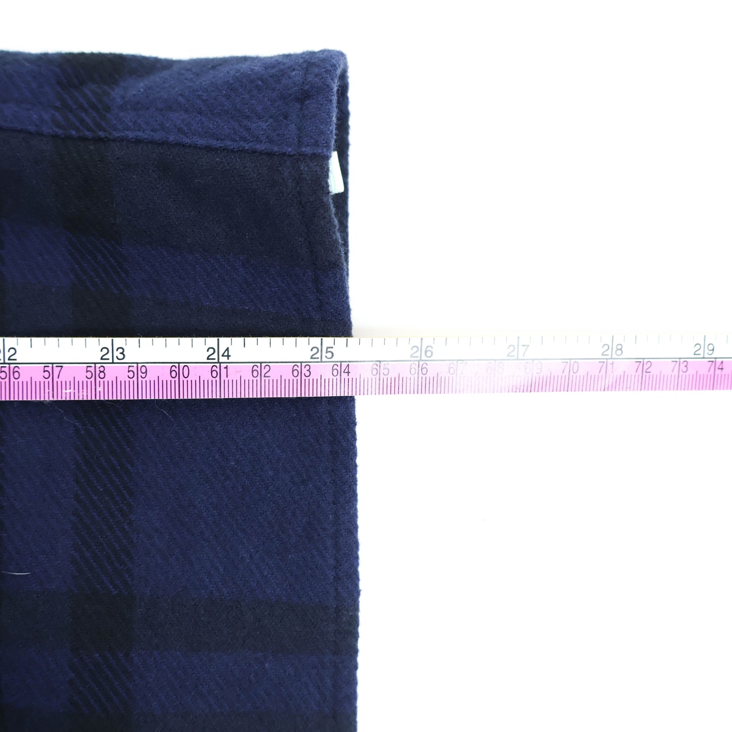 OFF-WHITE Stencil Flannel Shirt Black/Blue